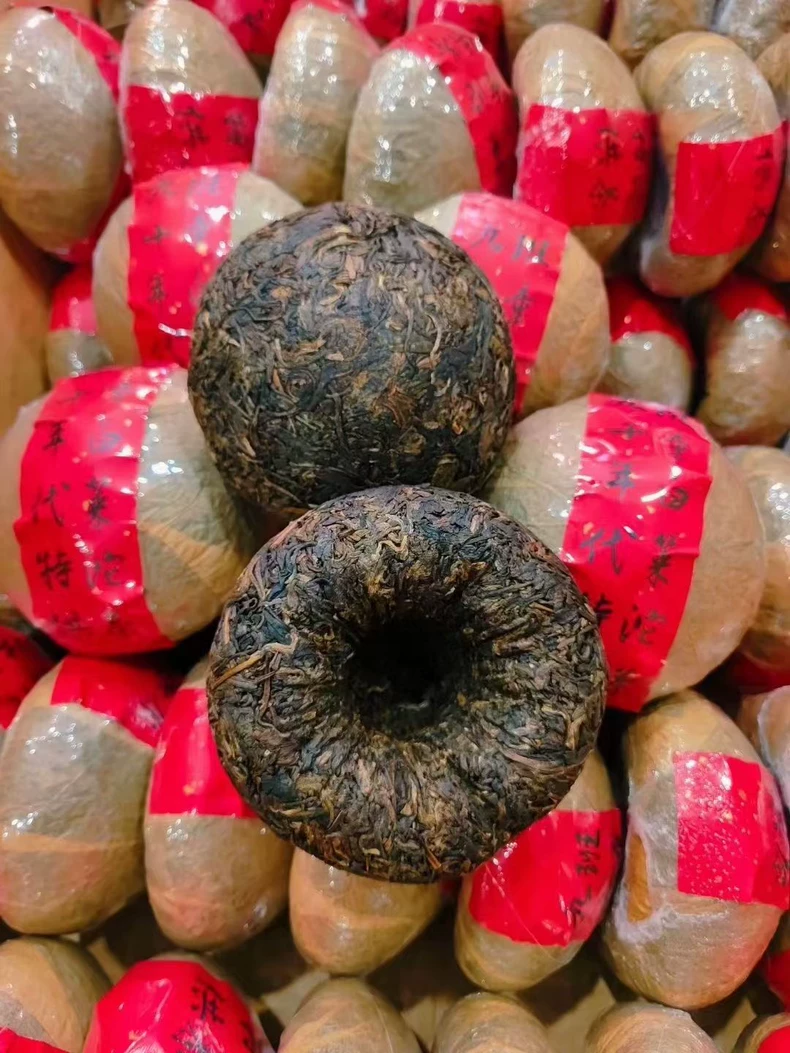 90年代班章白菜老生沱茶,一款老生普,采用班章茶料-250克 普洱茶 BUASHOP普洱老茶