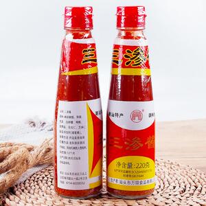 正宗潮味老店 潮汕特产 调味酱料 潮香三渗酱 海鲜调酱饭店三餐三
