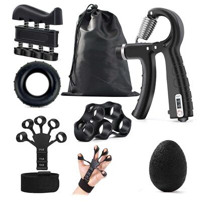 5-60Kg Grip Strength Trainer with Finger Exerciser Hand Grip