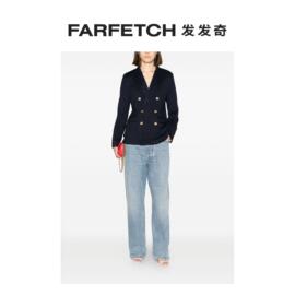 Polo Ralph Lauren女士双排扣针织西装夹克FARFETCH发发奇