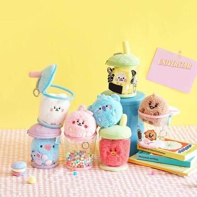 Bubble Tea Plush Pendant Milk Tea Cup 毛绒公仔泡泡茶挂饰玩偶