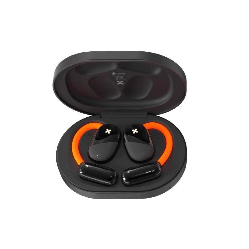 象鼻子AI蓝牙挂耳式耳机 主动降噪无线设计 适合跑步与双边立体声