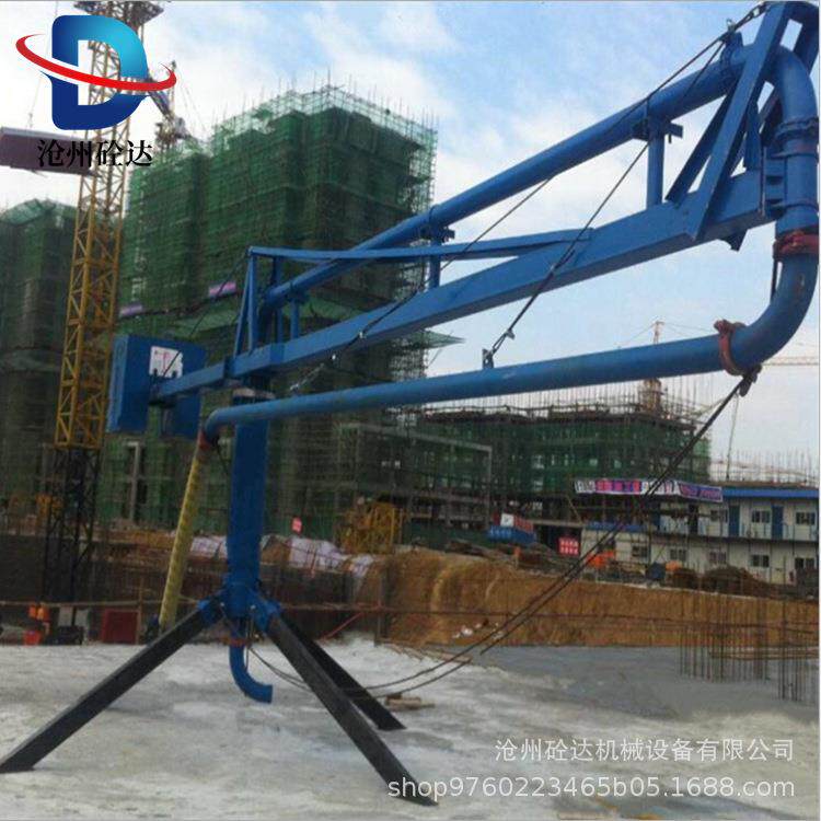 工程机械 15米手动布料机 新型圆筒混凝土输送布料机 布料杆