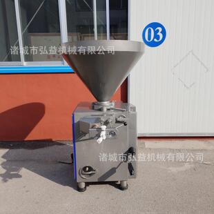 大型火腿肠灌肠机 真动扭结空EIB量灌装机 真空定定量自扭结灌肠