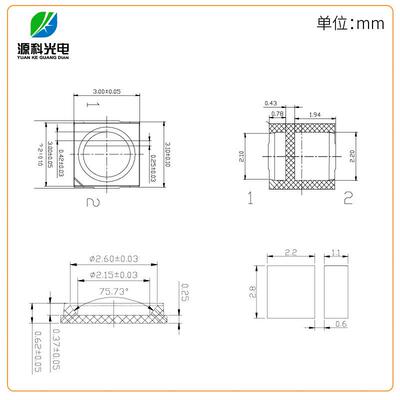 3030黄光led灯珠超高亮汽车用黄光led灯珠生产厂家雾灯发光二极管