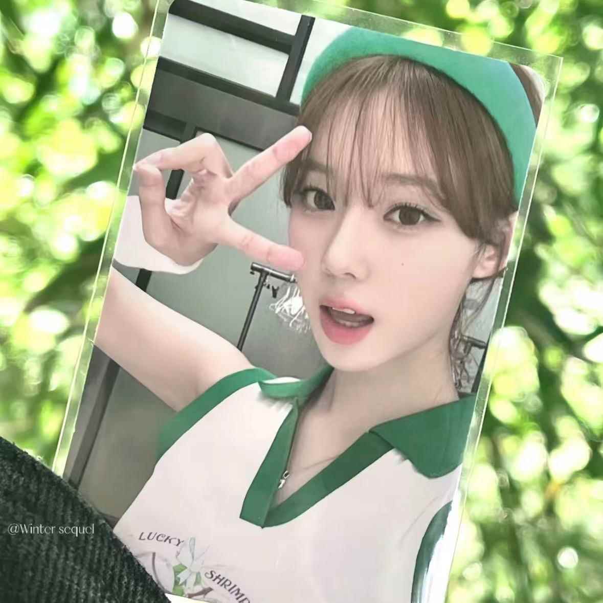 金玟庭小卡3寸周边金冬天特典diy金旼炡单人打包材料小卡装饰贺卡