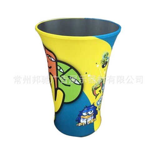 吧台厂家直销促销 接待 广告形象台 展会圆形前台 邦驰台铝合金