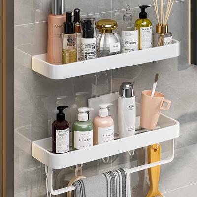 Wall hanging toilet rack Toilet washroom wall towel rack