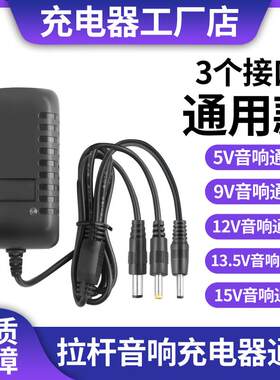 5V9V12V15V1A1.5A2A3A移动拉杆音箱广场舞有源音响充电器电源线 线DC