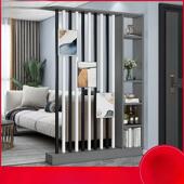 隔入户门风断置41物架客厅玄屏关柜现代简约门口遮挡断轻奢装 饰隔