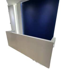 木制烤漆吧台异形吧台现代简约转角收银台美容院前台公司接待台