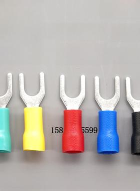 端子座Sv1.25-4S叉形端子u型y型端子冷压绝缘端子压接铜鼻1-4