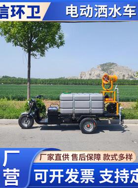 新能源工地除尘绿化喷雾车 道路物业洒水车 小型环卫雾炮车
