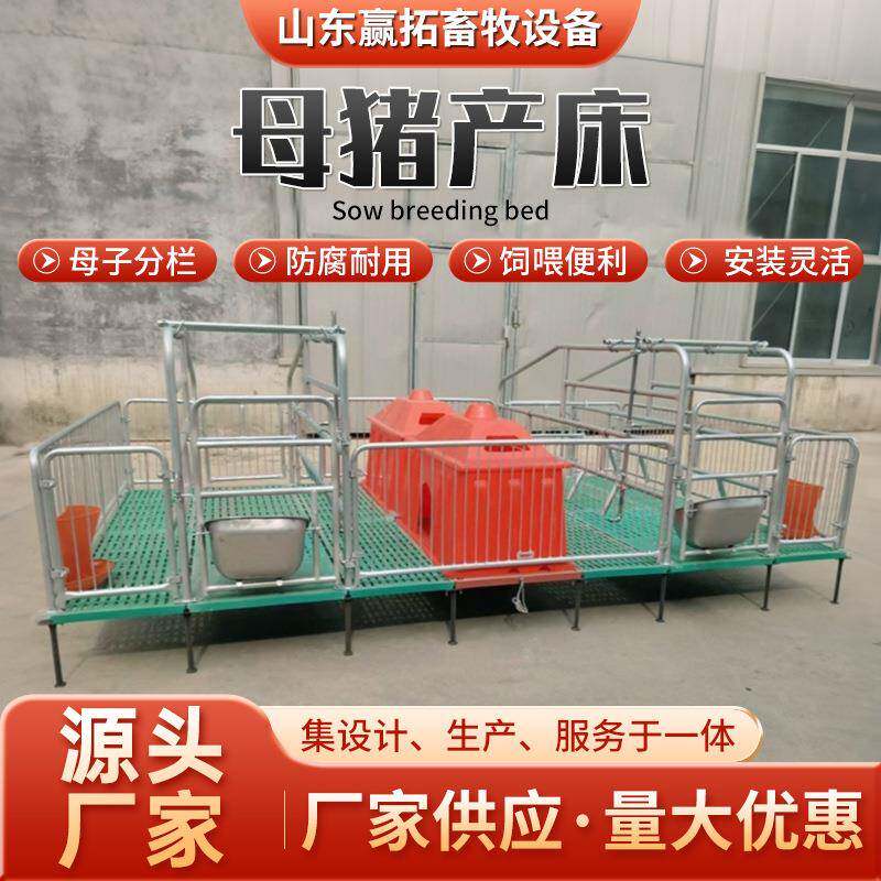 母猪产保一体床猪用复合产保两用产仔床猪分娩床热镀锌母猪产床