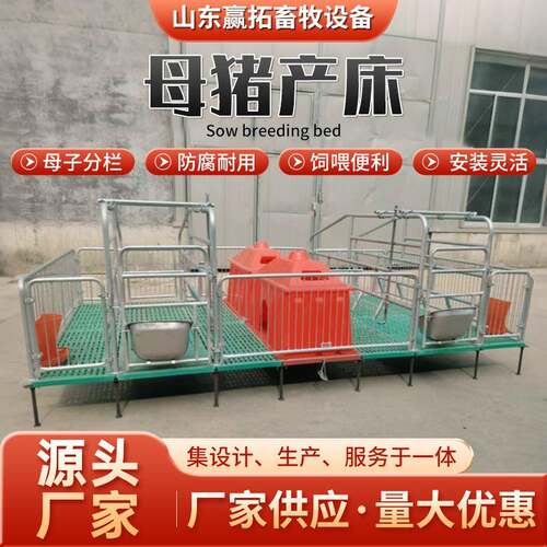 母猪产保一体床猪用复合产保两用产仔床猪分娩床热镀锌母猪产床