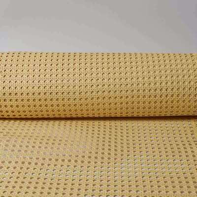 加工天然藤条编织藤笪家居藤椅藤凳装饰材料黄胶PE编织眼笪