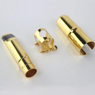 金属笛头厂家 高音萨克斯金属笛头乐器笛头镀金