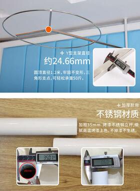 式公主1新款天地米家用2023床免蚊帐儿童吊顶安装xyt杆2.榻榻米