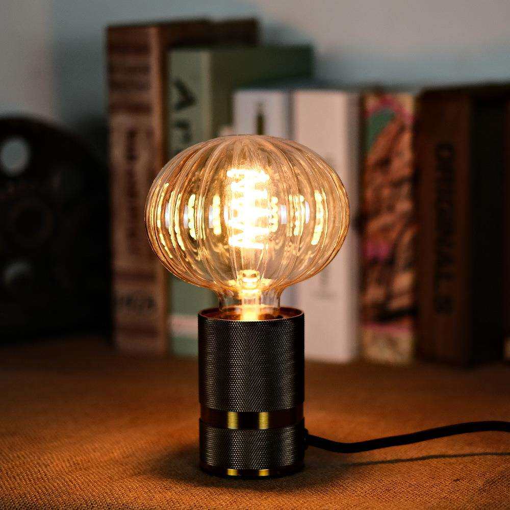 创意贝贝南瓜LED灯泡民宿卧室装饰灯暖光小夜灯氛围灯E27台灯吊灯