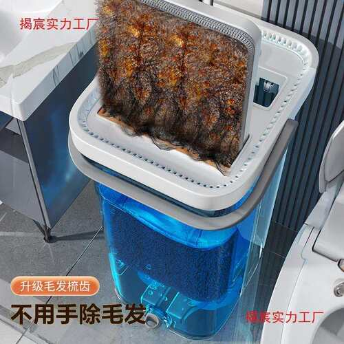 拖把家用一拖净2025新款平板免手洗拖布桶懒人墩布清洁桶拖地