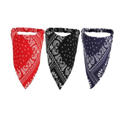 elasticity Scarf Headband women 三角弹性皮筋发带头巾女