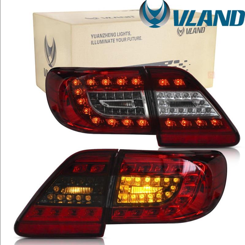 VLAND适用于2011-2013款卡罗拉汽车led尾灯总成改装刹车灯转向灯
