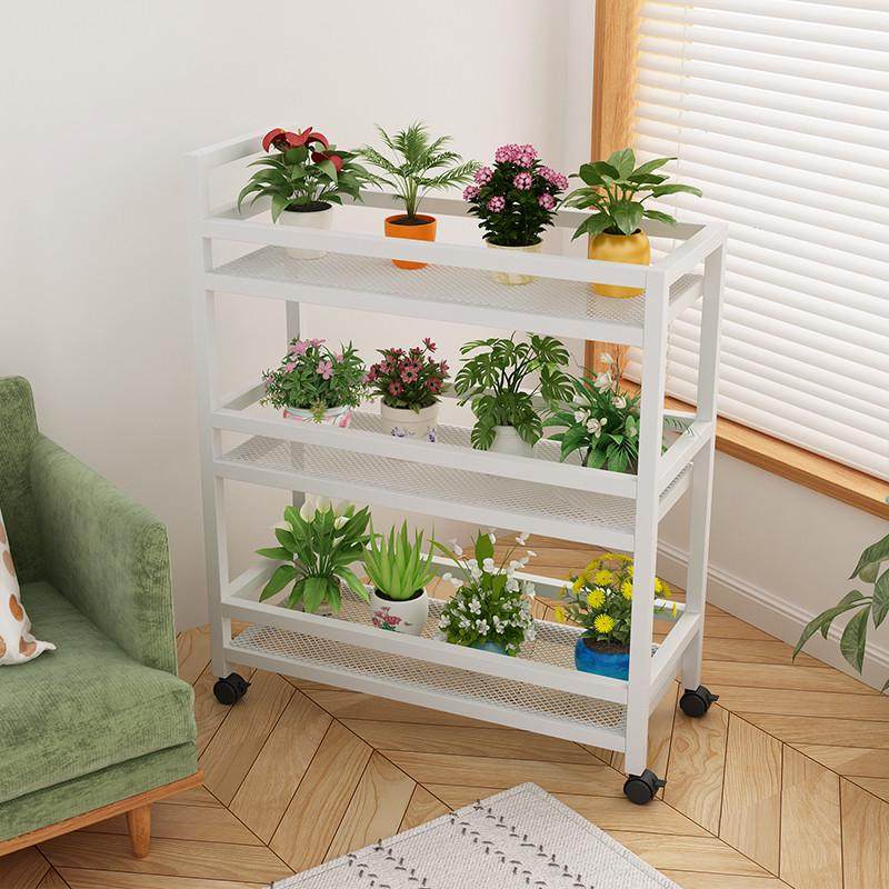 阳台花架移动小推车多肉多层落地式客厅防水铁艺花盆架室内置物架,住宅家具,花架/花几,淘宝优惠券,粉丝福利购,淘宝优惠卷