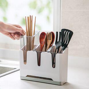 spoon storage cutlery holder org kitchen tube rack Knief box
