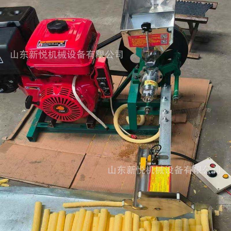 玉米膨化机新款多功能五谷杂粮膨化机摆摊商用大米汽油江米棍机