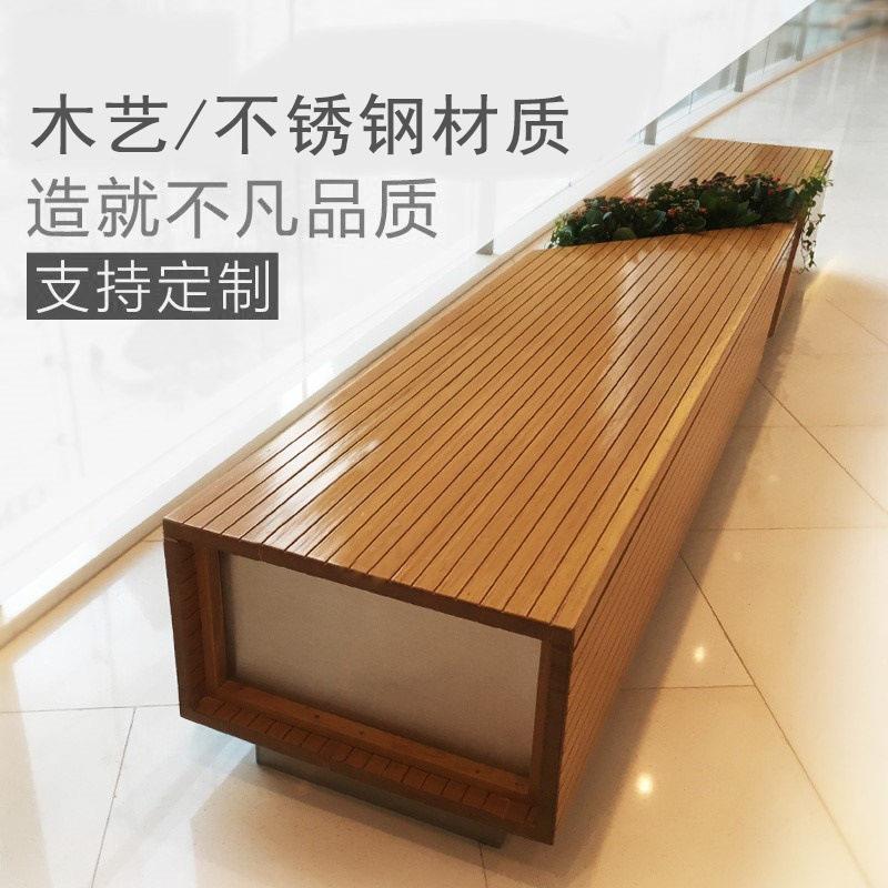 不锈钢座椅异形木艺坐凳户外公园金属铁艺休闲椅镂空玻璃钢长椅子