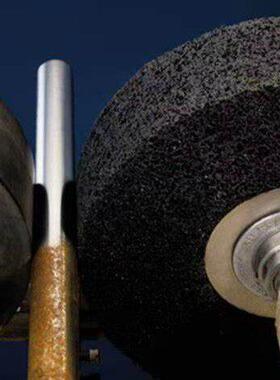 黑金刚黑霸王7S XCS无纺布CS-WR尼龙卷紧轮抛光轮拉丝轮8X4 1/2X3