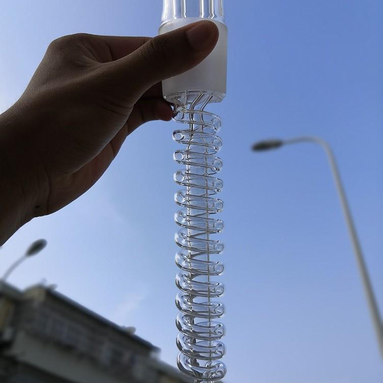 具磁铁活芯式蒸馏头玻璃分馏头标准磨口可按要求加工