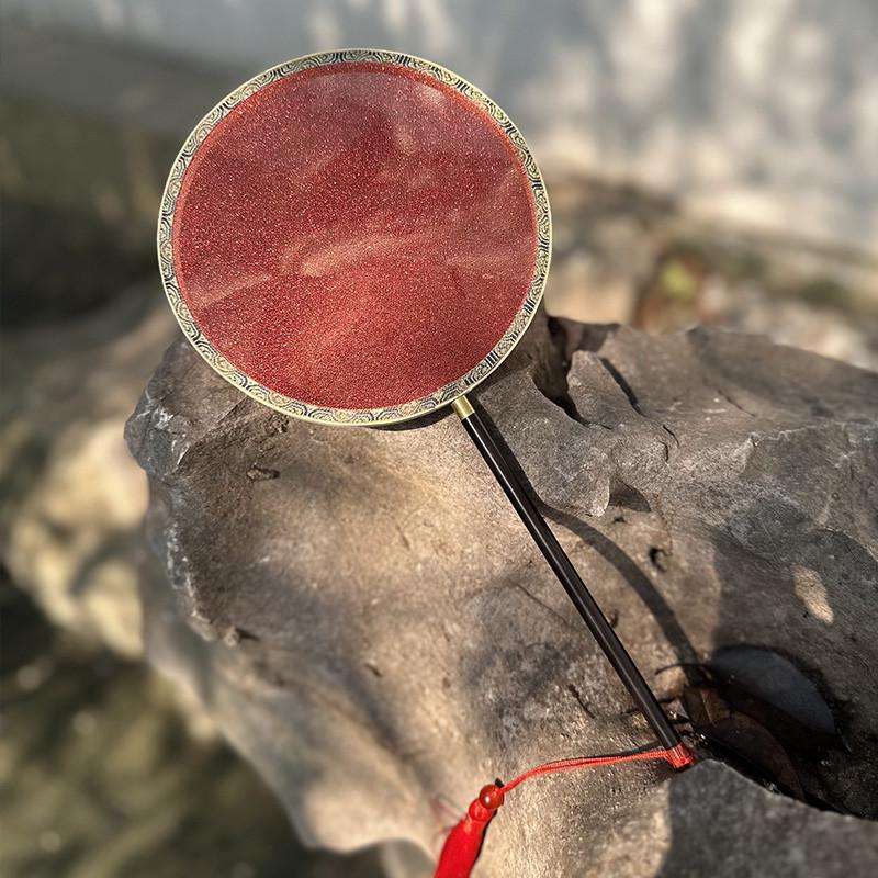 【批发订货】稀地金缂丝团扇苏州礼品扇工艺扇中国风缂丝扇子