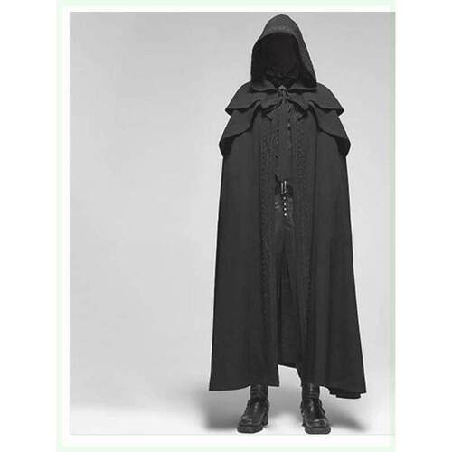 中世纪神职人员教堂杀手服装刺客教条巫师牧师披风披风服饰