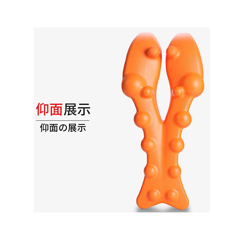 新款直销EVA颈椎按摩枕脊椎板腰椎按摩器肌肉放松拉伸泡沫轴背部