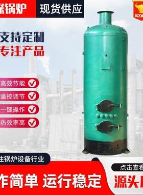 厂家供应立式常压燃煤锅炉海水养殖农村烧木柴小型燃煤热水锅炉