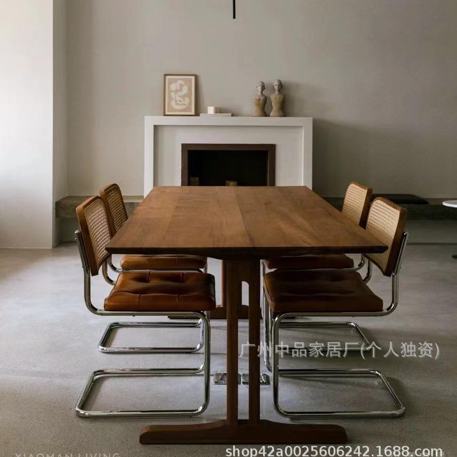 缅甸柚木家具长方形餐桌圆形桌柚木复古餐桌缅甸柚木书桌三角桌子