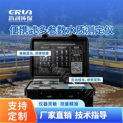 多参数水质检测仪便携式ERUN-SP9智能型便携式多参数水质测定仪