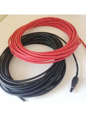 2.5/4/6/10/16mm2平方线 线太阳能光伏电缆MC4连接器延长线 线带