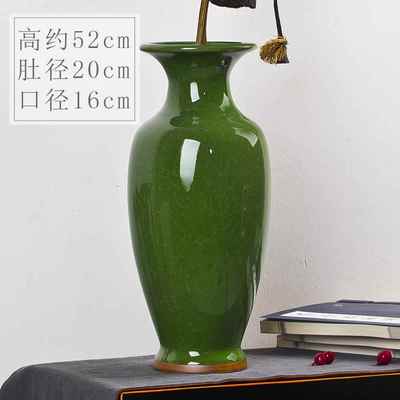 正品景德镇陶瓷大新花瓶件摆客厅落地古钧瓷现代仿中式家居装饰工