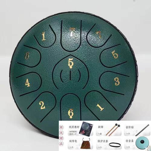 正品空灵鼓6寸11音8寸1音专打业乐器初学者新1手如意击款碳钢空明