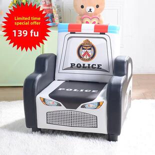 儿童沙发婴儿单身男孩卡通车小沙发迷你儿童房间婴儿沙发皮革艺术