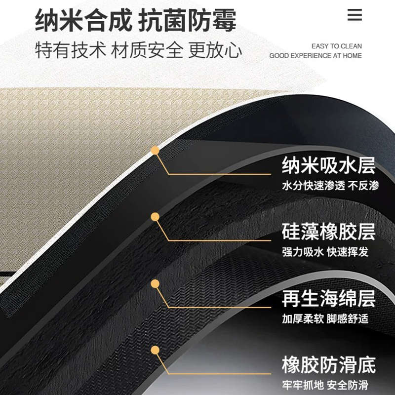 圆形转椅地垫卧室电脑椅地毯办公室书房学习椅滑轮椅子硅藻泥脚垫