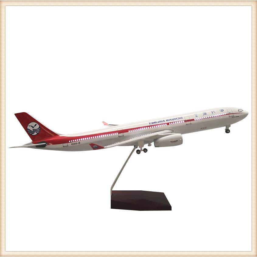 正品商飞c91飞9合金客机真机模仿型声控亮灯带子可转动成品玩具礼