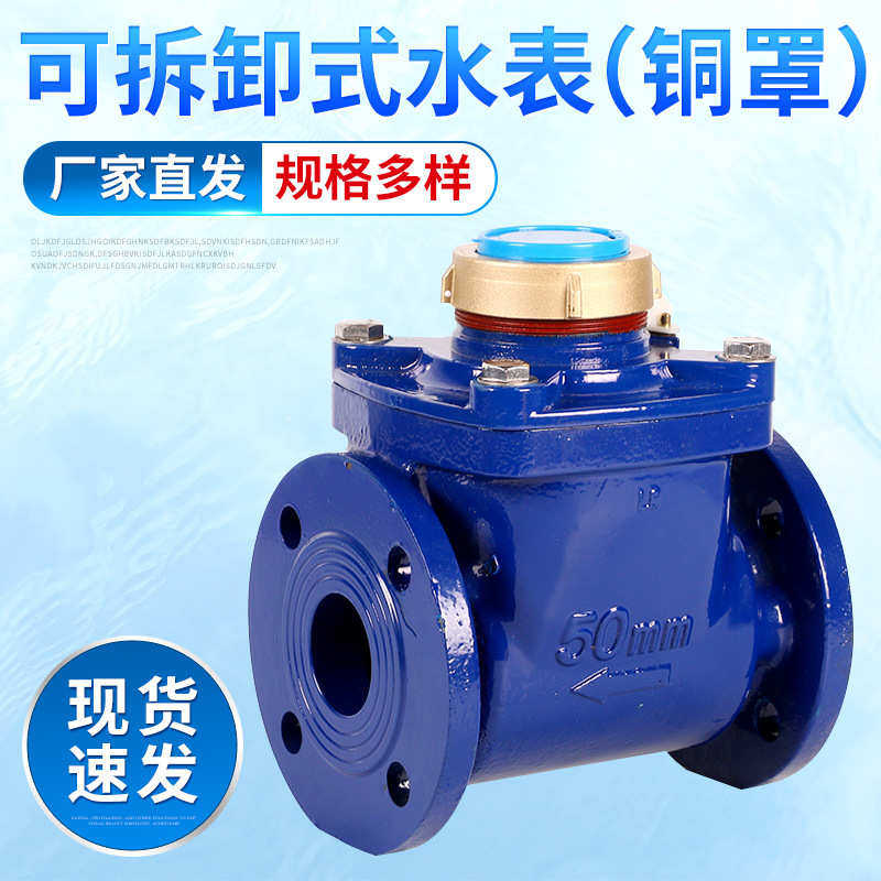 加工定制商用家用螺翼式铜罩可拆卸水表大口径可拆卸智能水表,五金/工具,水表,淘宝优惠券,粉丝福利购,淘宝优惠卷