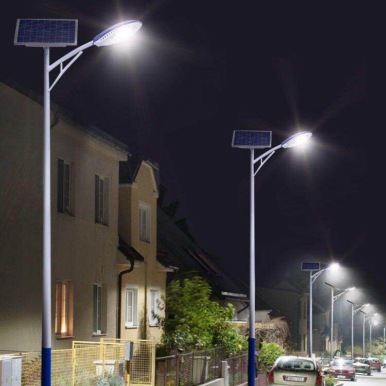 6米LED太阳能路灯灯杆价格生产厂家报价全套带杆农村马路路灯