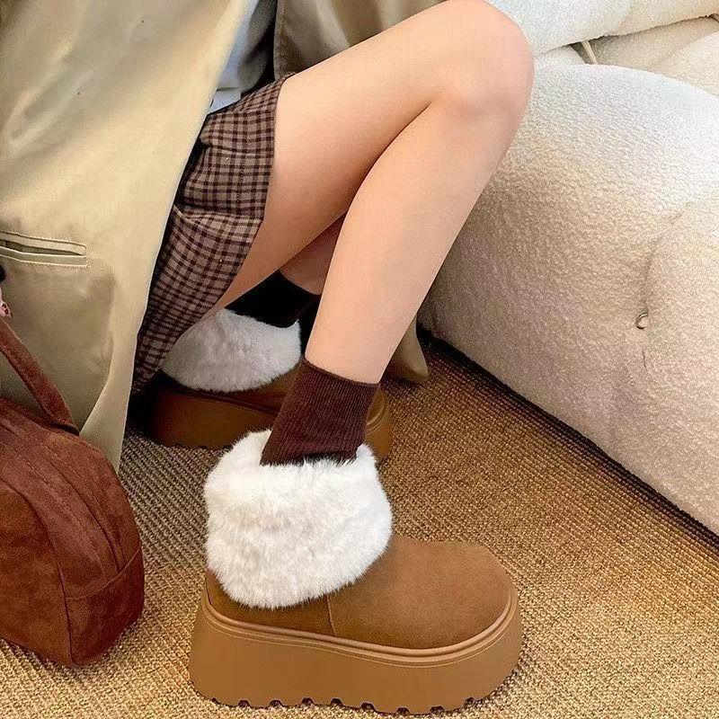 雪地靴短靴保暖松糕时尚雪地靴