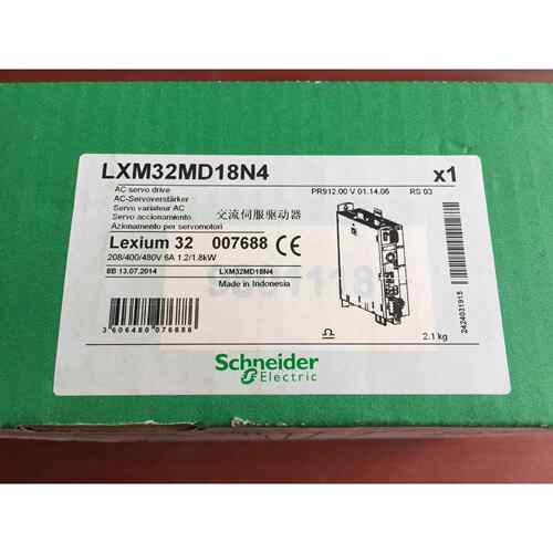 伺服LXM32MD30N4驱动器30A RMS峰值电流3相480V
