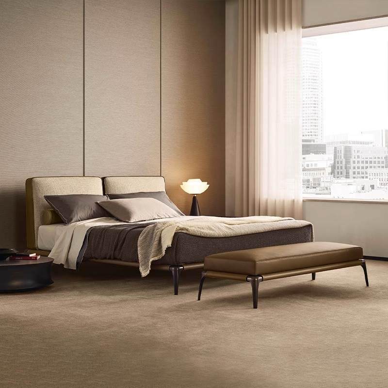 意式轻奢卧室床尾凳皮艺客厅沙发凳门厅实木换鞋凳长条衣帽间矮凳,住宅家具,床尾凳/长凳,淘宝优惠券,粉丝福利购,淘宝优惠卷