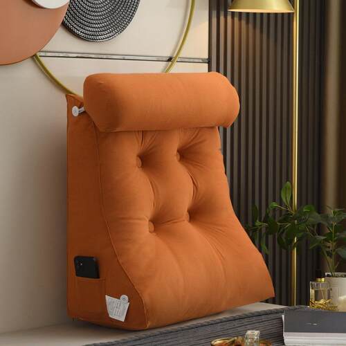 三角床头靠垫大靠背垫床上靠枕软包护腰宿舍客厅沙发榻榻米抱枕